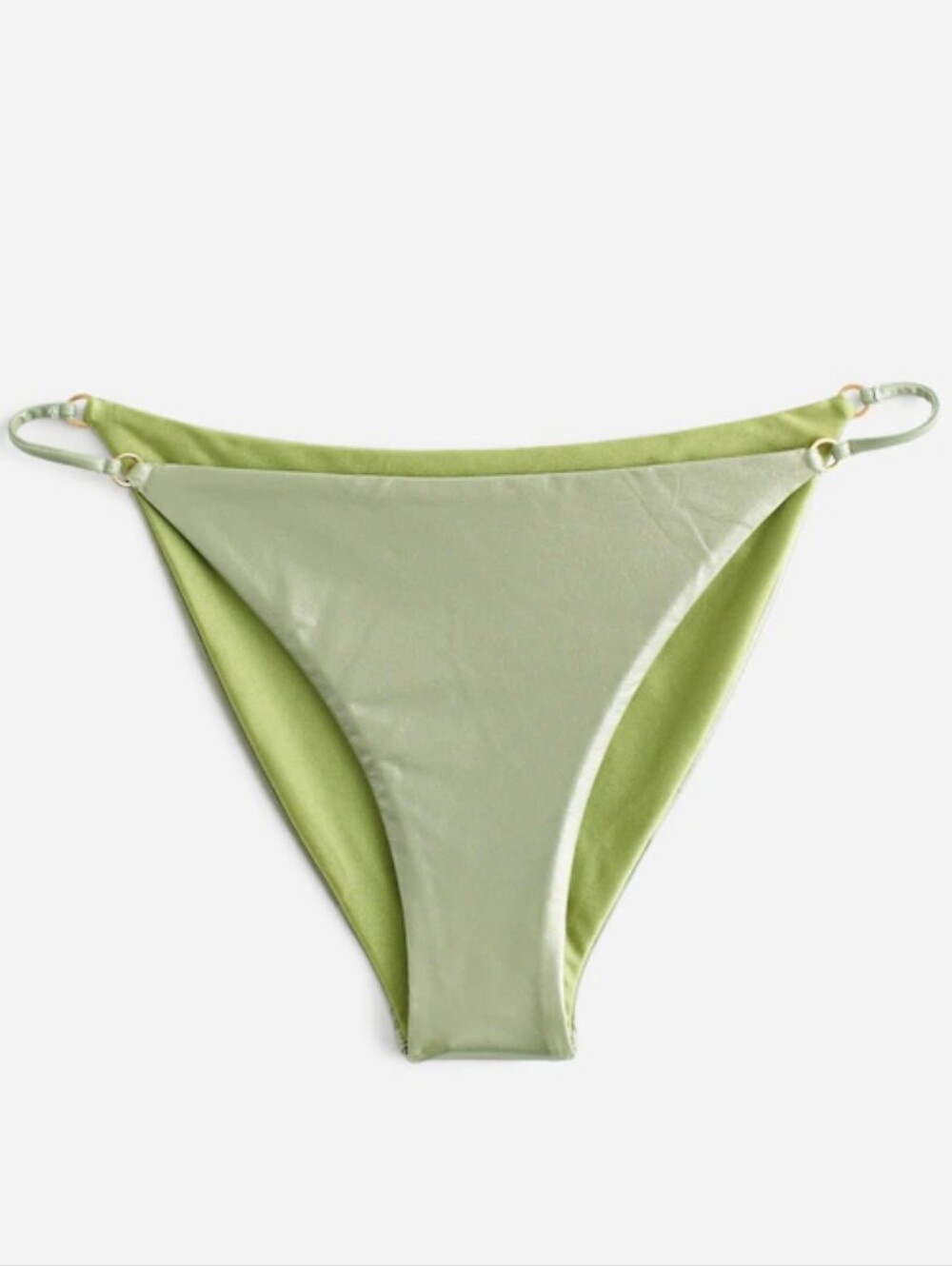 Madewell X Jade Aria Bikini Bottom In Kiwi